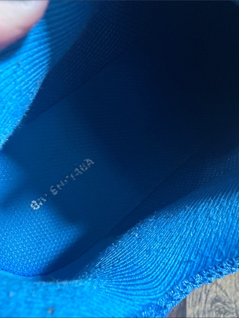 Balenciaga Track Sneakers Blue Monochrome Size EU 40 US 7 Luxury Designer Shoes - Picture 3 of 13